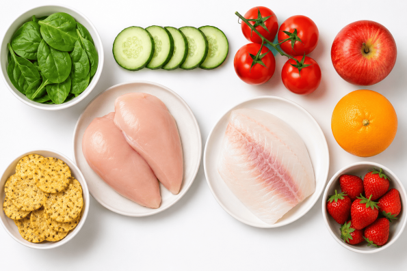 HCG diet food list NZ — approved proteins, vegetables and fruits